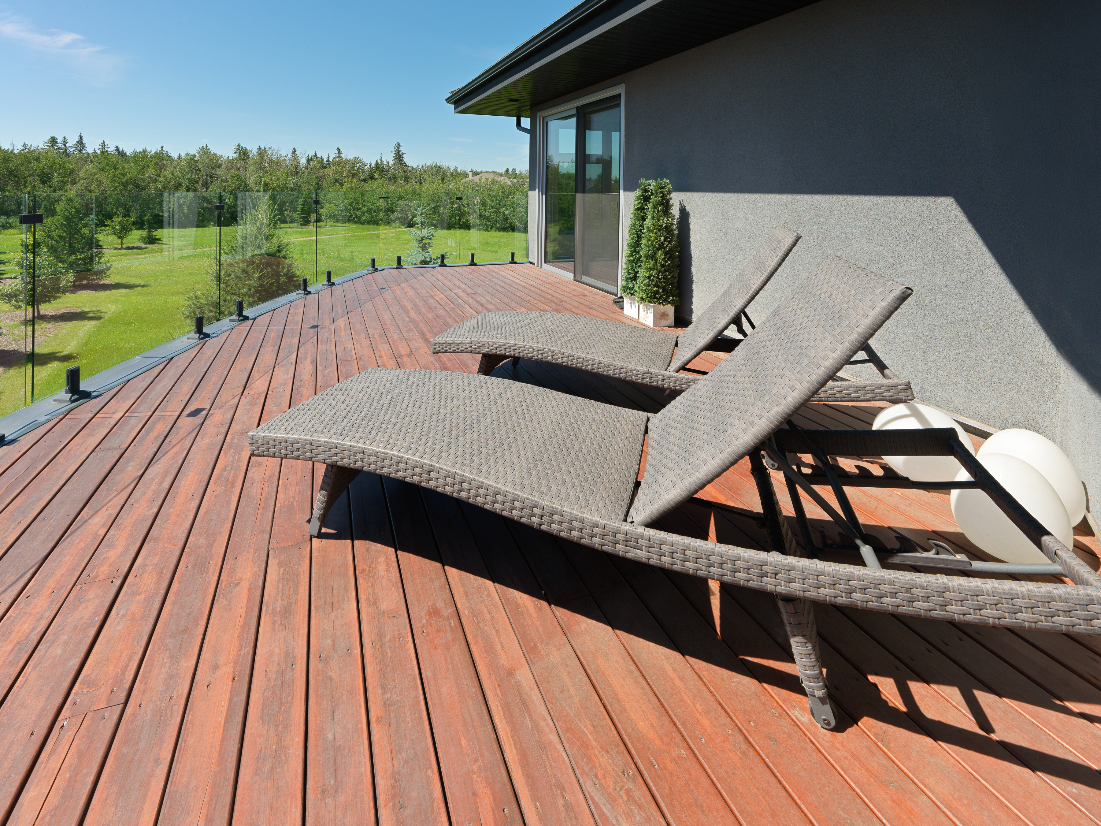 Balcony of 703 Dalhousie Way in Donsdale home for sale by Holland and Associates Real Estate in Edmonton.
